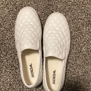 Soda Brand slip ons size 8